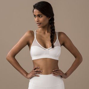 LuluLemon Anew Bra White Sz 8